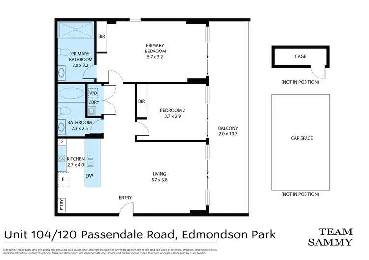 Floorplan of Homely apartment listing, 104/120 Passendale Road, Edmondson Park NSW 2174