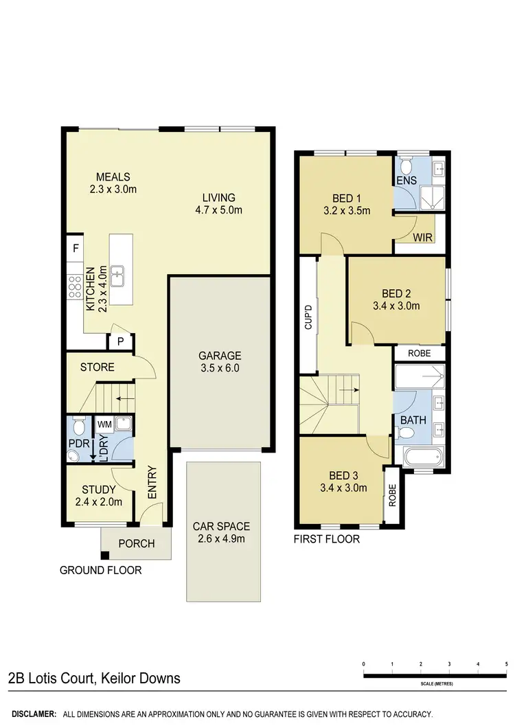 Floorplan of Homely townhouse listing, 2B Lotis Court, Keilor Downs VIC 3038