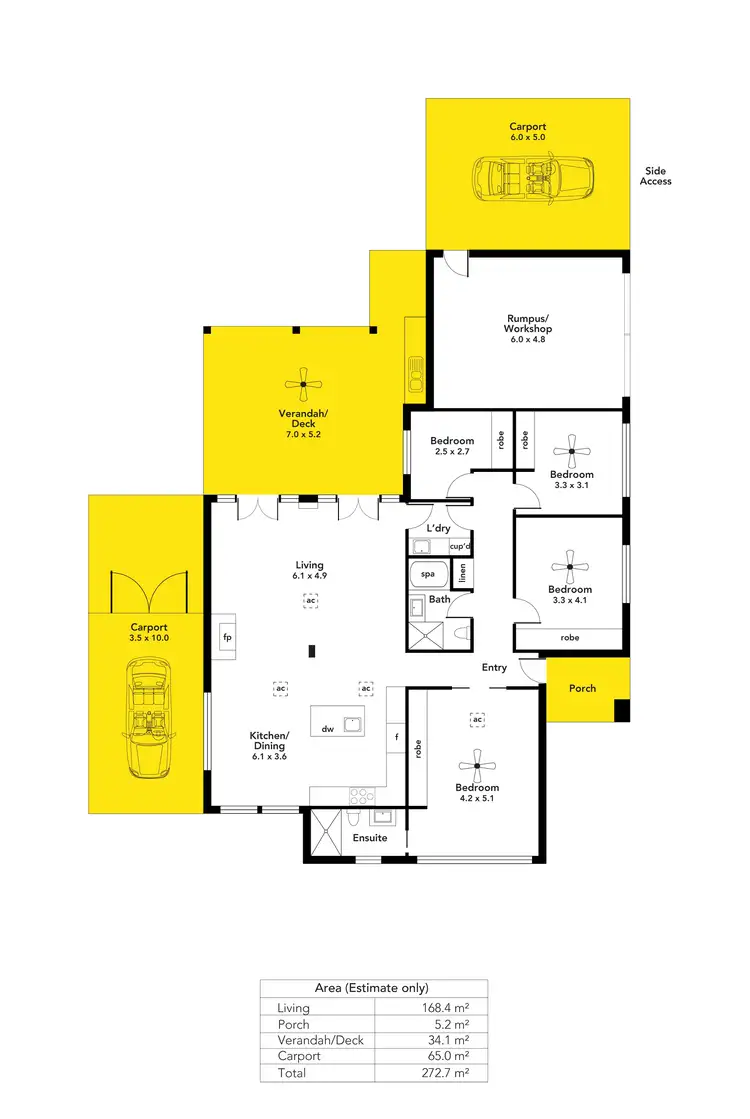 Floorplan of Homely house listing, 3 Daniels Road, Panorama SA 5041