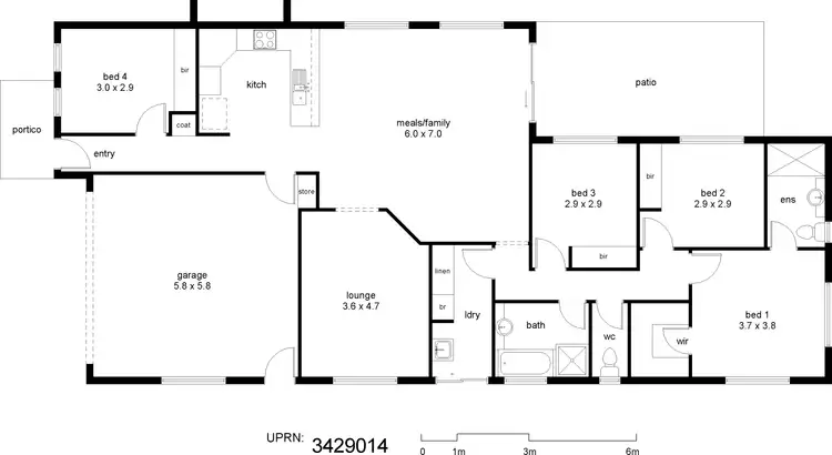 Floorplan of Homely house listing, Address available on request