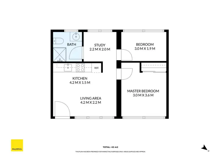 Floorplan of Homely apartment listing, 10/27 The Grove, Coburg VIC 3058