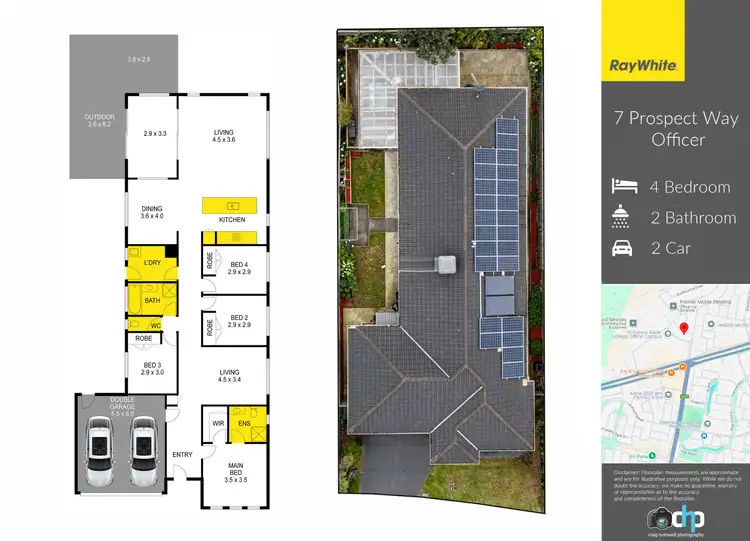 Floorplan of Homely house listing, 7 Prospect Way, Officer VIC 3809