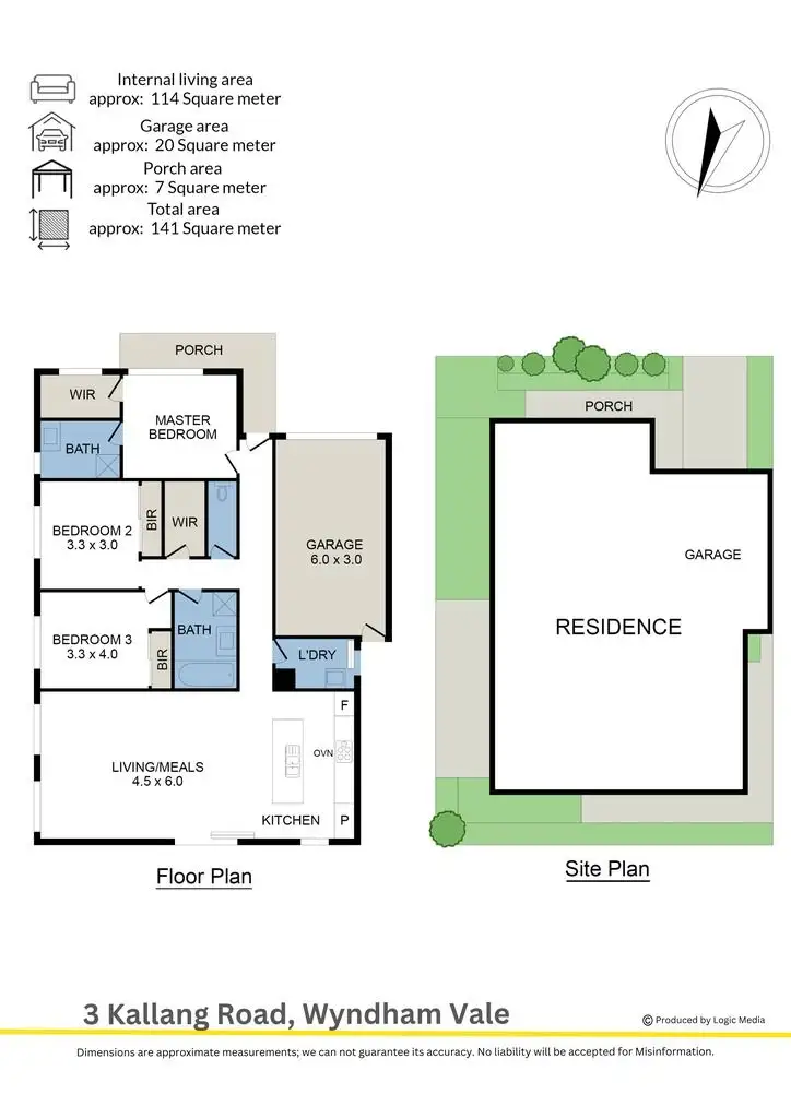 Floorplan of Homely house listing, 3 Kallang Road, Wyndham Vale VIC 3024