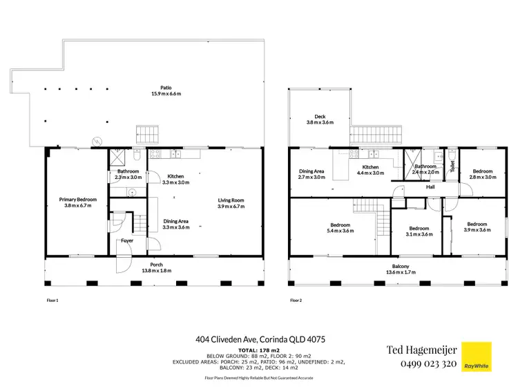 Floorplan of Homely house listing, 404 Cliveden Avenue, Corinda QLD 4075