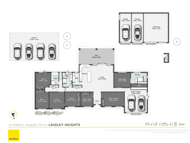 Floorplan of Homely house listing, 12 Albert Joseph Drive, Laidley Heights QLD 4341