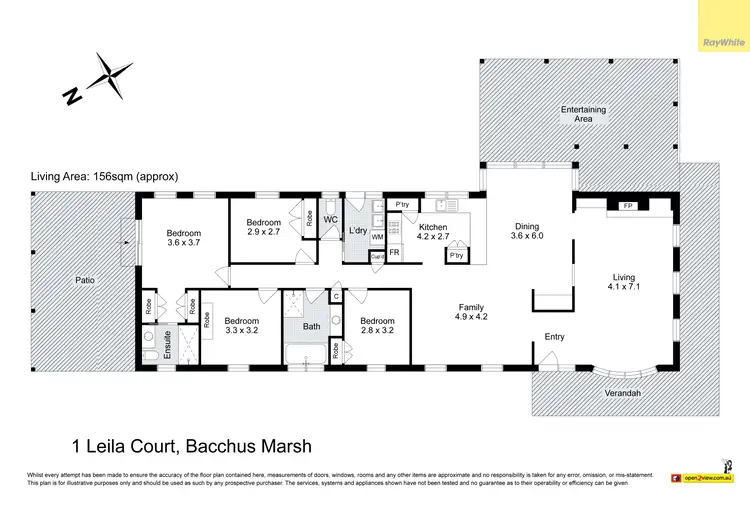 Floorplan of Homely house listing, 1 Leila Court, Bacchus Marsh VIC 3340