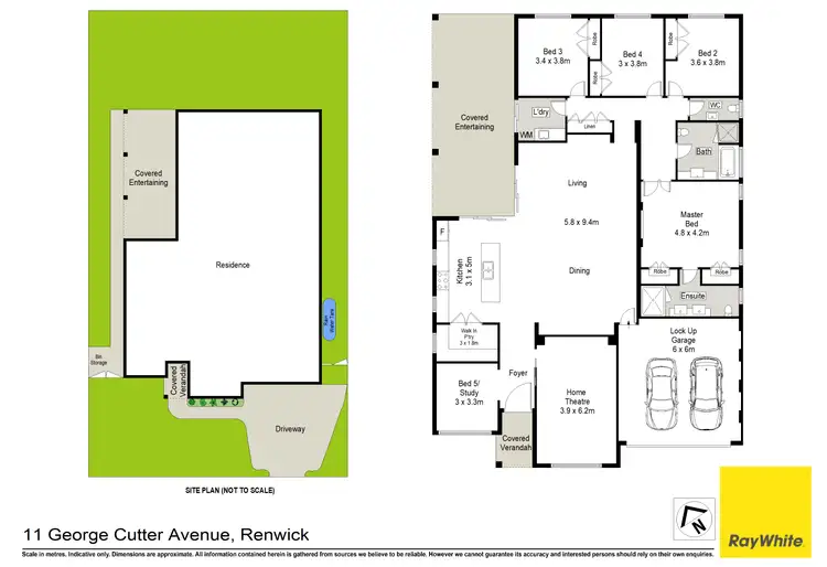 Floorplan of Homely house listing, 11 George Cutter Avenue, Renwick NSW 2575