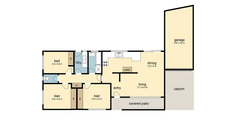 Floorplan of Homely house listing, 2/6 Coorabong Avenue, Rosebud VIC 3939