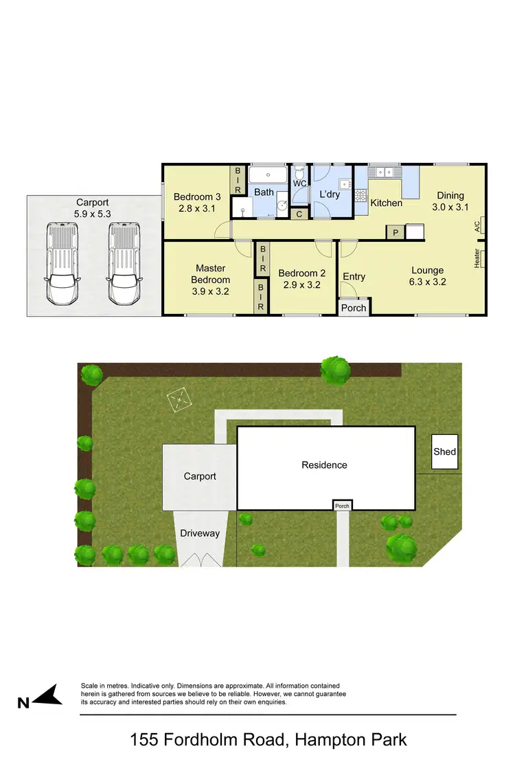 Floorplan of Homely house listing, 155 Fordholm Road, Hampton Park VIC 3976