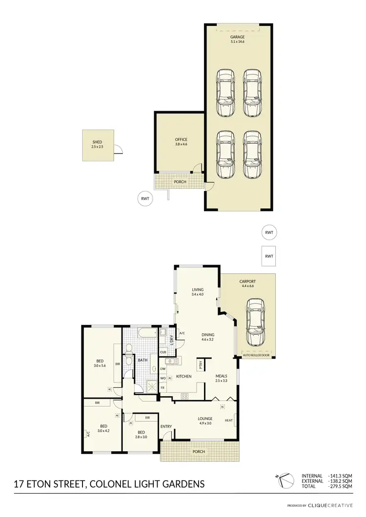 Floorplan of Homely house listing, 17 Eton Street, Colonel Light Gardens SA 5041