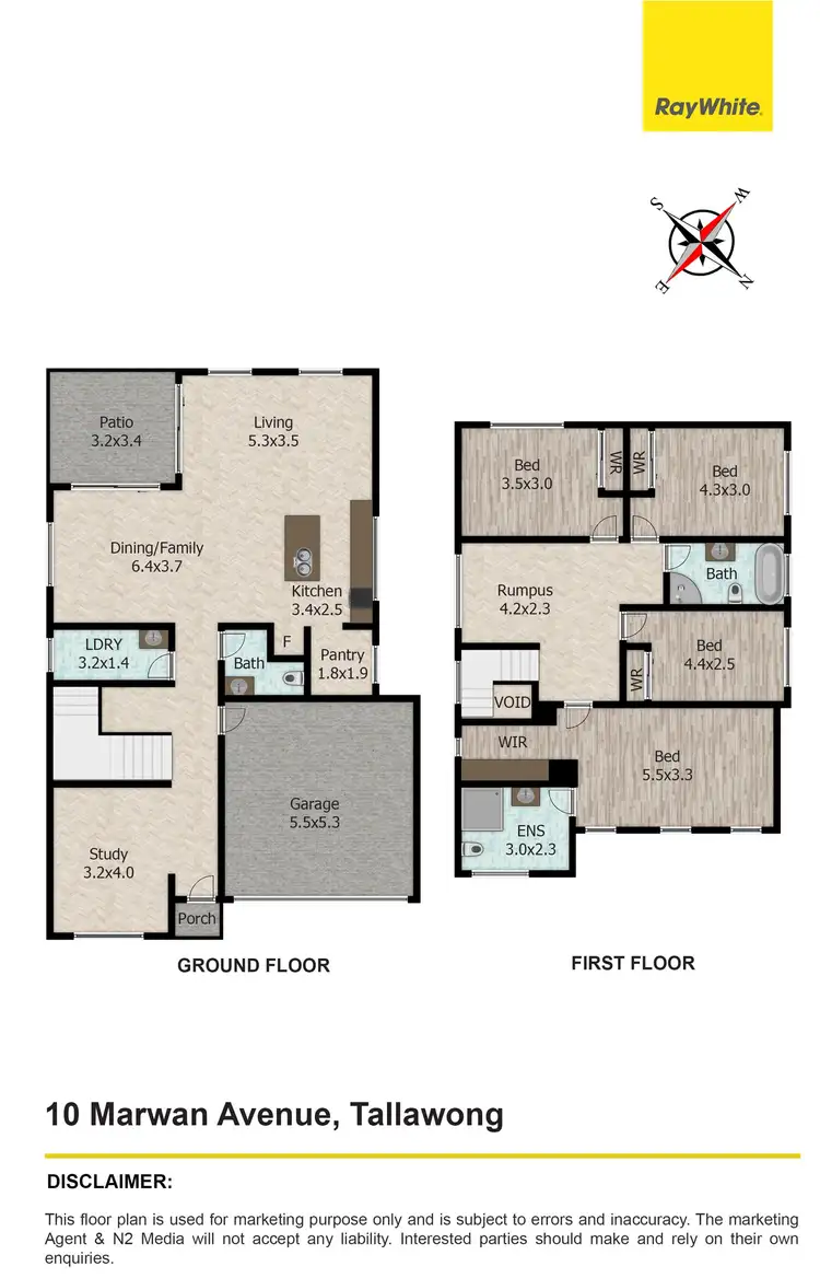 Floorplan of Homely house listing, 10 Marwan Avenue, Tallawong NSW 2762