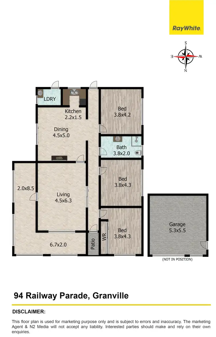 Floorplan of Homely house listing, 94 Railway Parade, Granville NSW 2142