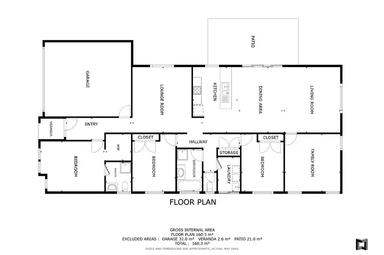 Floorplan of Homely house listing, 28 Boree Drive, Swan Hill VIC 3585