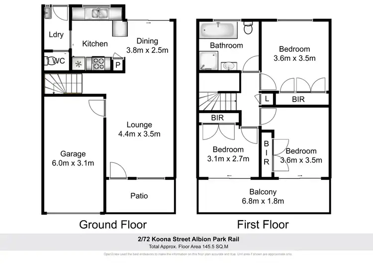 Floorplan of Homely house listing, 2/72 Koona Street, Albion Park Rail NSW 2527