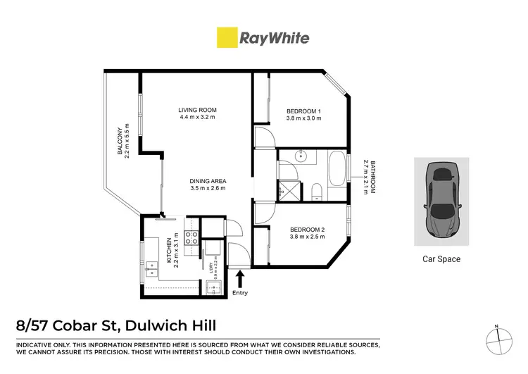 Floorplan of Homely unit listing, 8/57-59 Cobar Street, Dulwich Hill NSW 2203