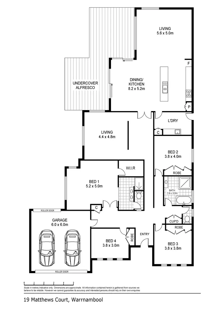 Floorplan of Homely house listing, 19 Matthews Court, Warrnambool VIC 3280