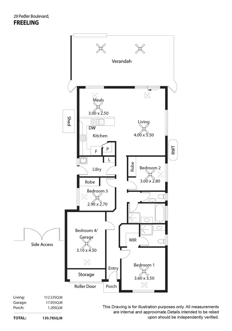 Floorplan of Homely house listing, 29 Pedler Boulevard, Freeling SA 5372
