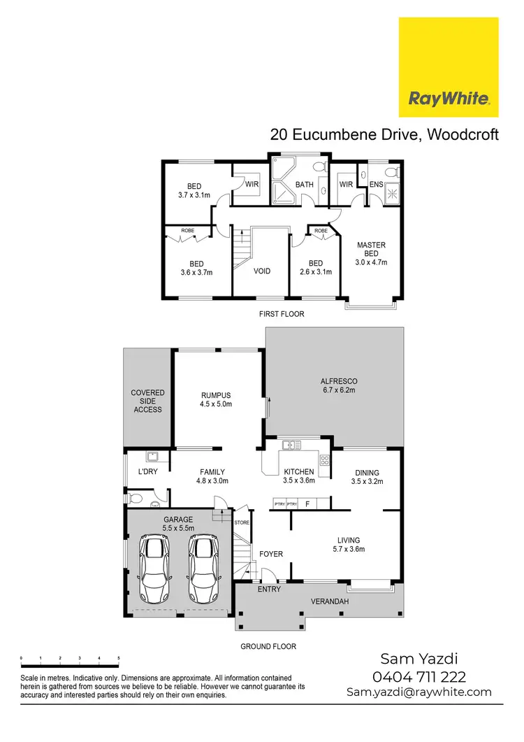Floorplan of Homely house listing, 20 Eucumbene Drive, Woodcroft NSW 2767