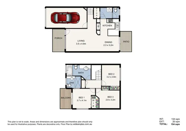 Floorplan of Homely townhouse listing, 35/25 Buckingham Place, Eight Mile Plains QLD 4113