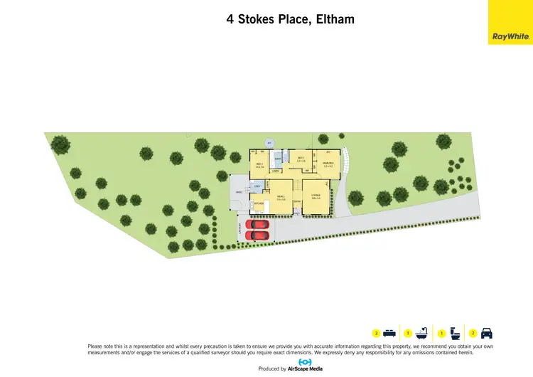 Floorplan of Homely house listing, 4 Stokes Place, Eltham VIC 3095