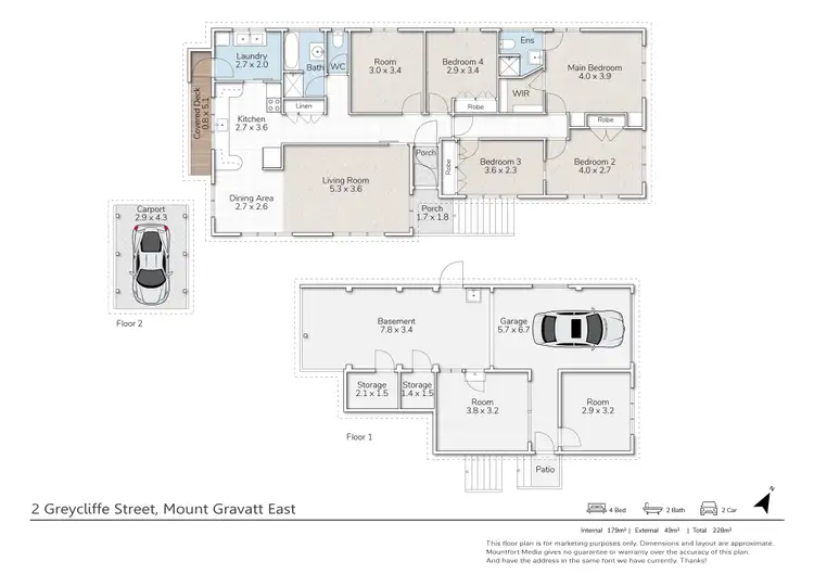 Floorplan of Homely house listing, 2 Greycliffe Street, Mount Gravatt East QLD 4122