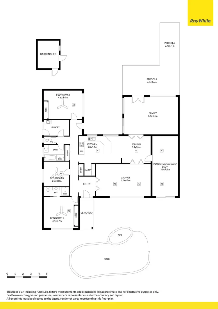Floorplan of Homely house listing, 46 Toledo Avenue, West Beach SA 5024
