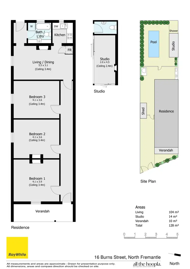 Floorplan of Homely house listing, 16 Burns Street, North Fremantle WA 6159