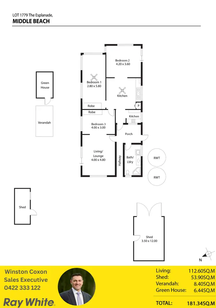 Floorplan of Homely house listing, 1779 The Esplanade, Middle Beach SA 5501