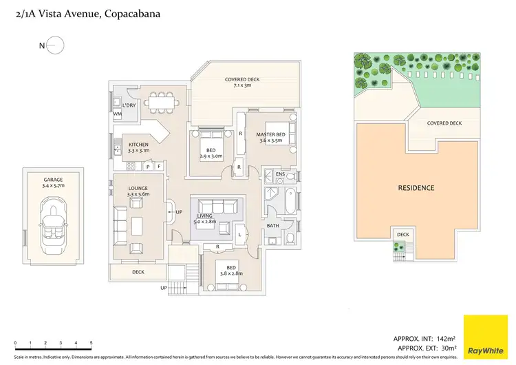 Floorplan of Homely townhouse listing, 2/1A Vista Avenue, Copacabana NSW 2251
