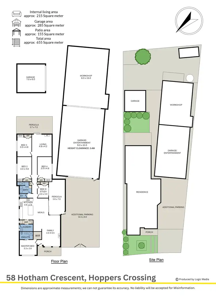 Floorplan of Homely house listing, 58 Hotham Crescent, Hoppers Crossing VIC 3029