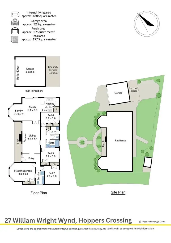 Floorplan of Homely house listing, 27 William Wright Wynd, Hoppers Crossing VIC 3029