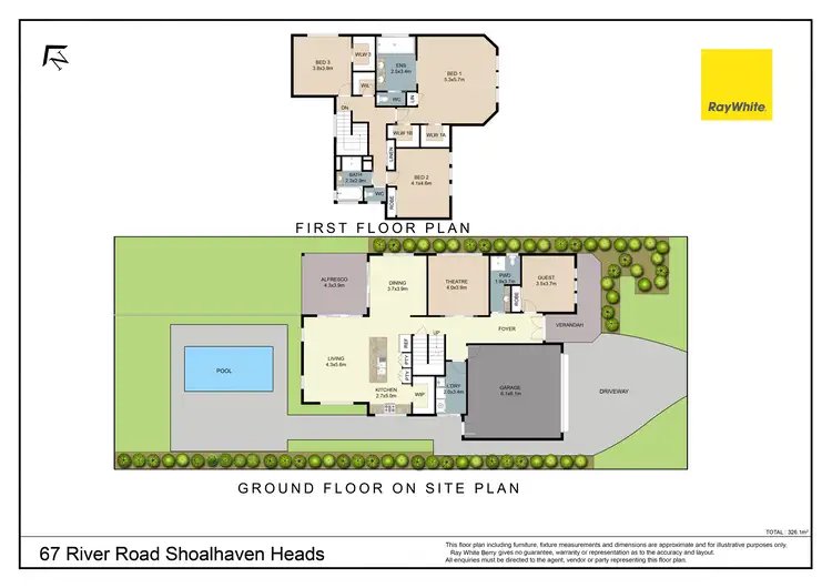 Floorplan of Homely house listing, 67 River Road, Shoalhaven Heads NSW 2535