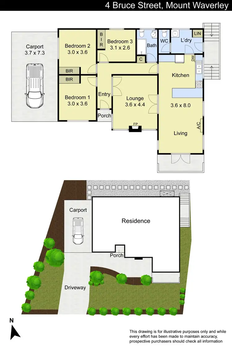Floorplan of Homely house listing, 4 Bruce Street, Mount Waverley VIC 3149