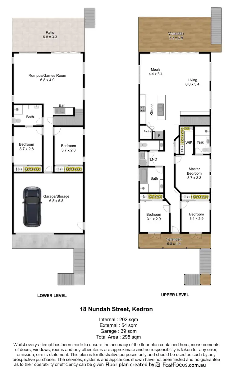 Floorplan of Homely house listing, 18 Nundah Street, Kedron QLD 4031