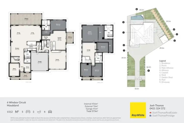 Floorplan of Homely house listing, 6 Windsor Circuit, Maudsland QLD 4210