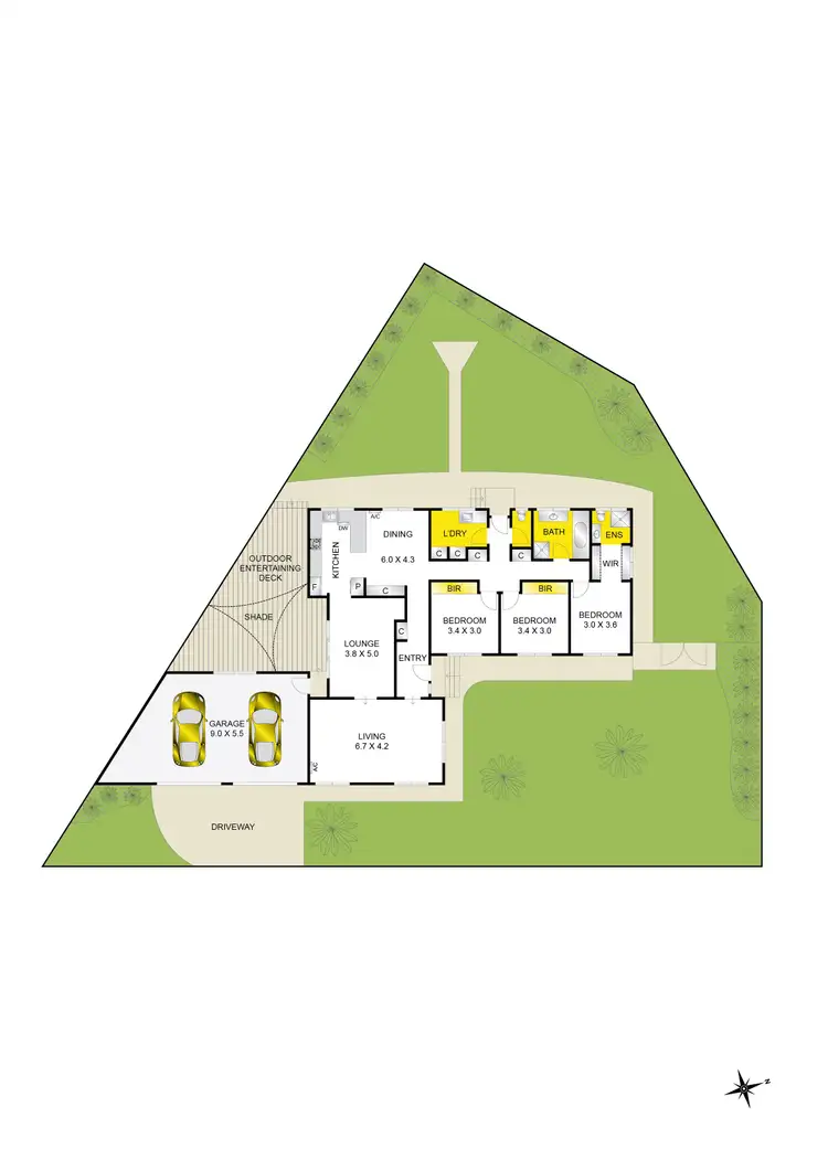 Floorplan of Homely house listing, 9 Jersey Court, Belmont VIC 3216
