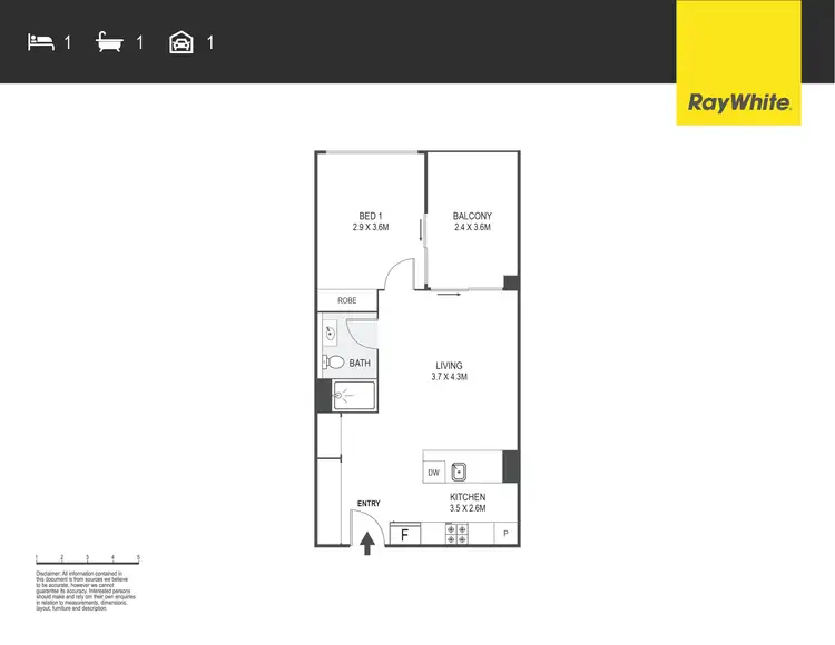 Floorplan of Homely apartment listing, 504/335 Anketell Street, Greenway ACT 2900