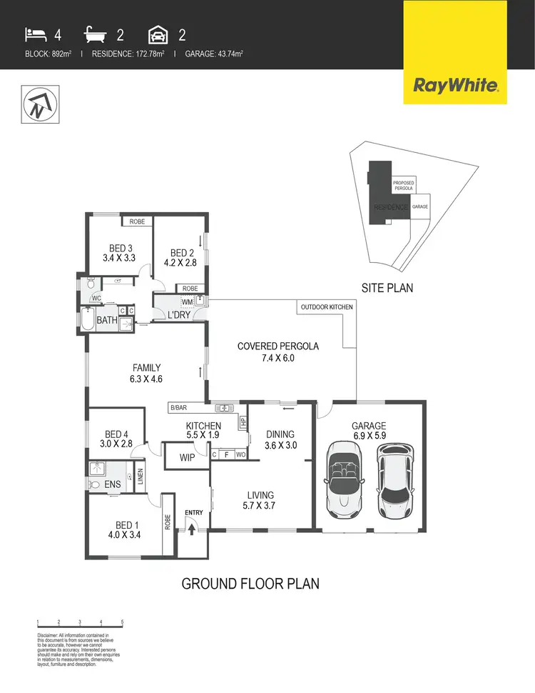 Floorplan of Homely house listing, 11 Monson Place, Mckellar ACT 2617