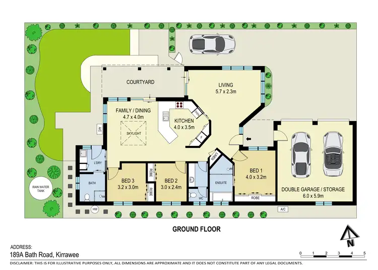 Floorplan of Homely villa listing, 189A Bath Road, Kirrawee NSW 2232
