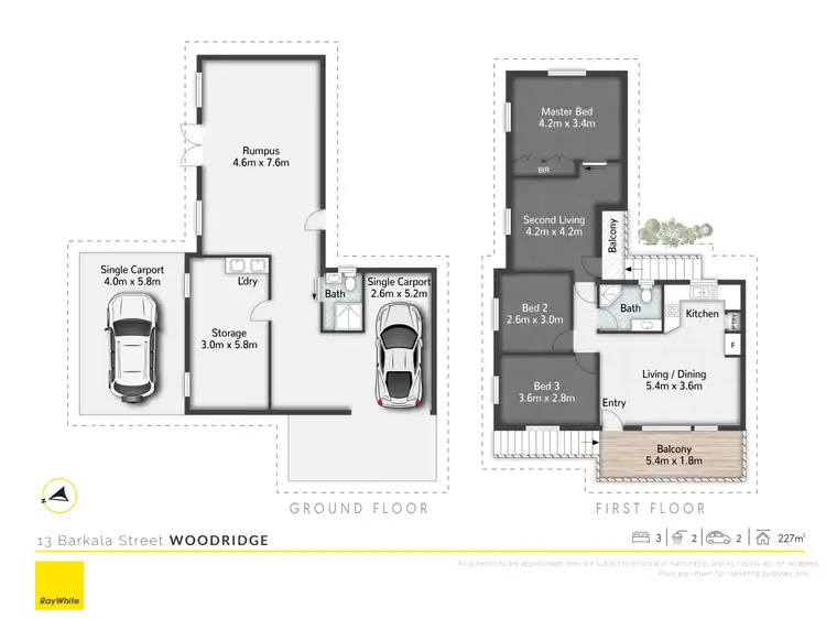 Floorplan of Homely house listing, 13 Barkala Street, Woodridge QLD 4114