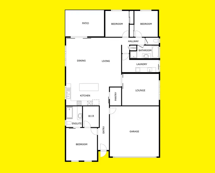 Floorplan of Homely house listing, 19 Claremont Drive, Irymple VIC 3498