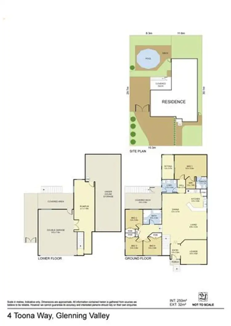 Floorplan of Homely house listing, 4 Toona Way, Glenning Valley NSW 2261