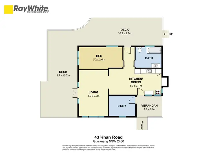 Floorplan of Homely rural property listing, 43 Khan Road, Gurranang NSW 2460