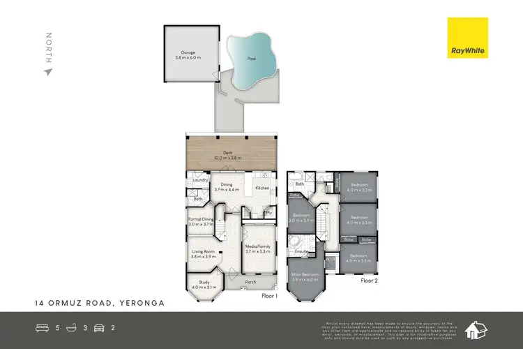 Floorplan of Homely house listing, 14 Ormuz Road, Yeronga QLD 4104