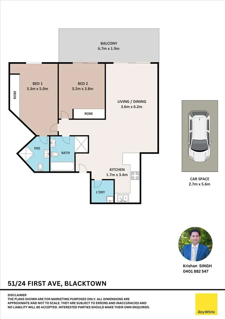 Floorplan of Homely unit listing, 51/24 FIRST Avenue, Blacktown NSW 2148