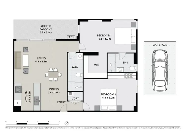 Floorplan of Homely apartment listing, 219/52-62 Arncliffe Street, Wolli Creek NSW 2205