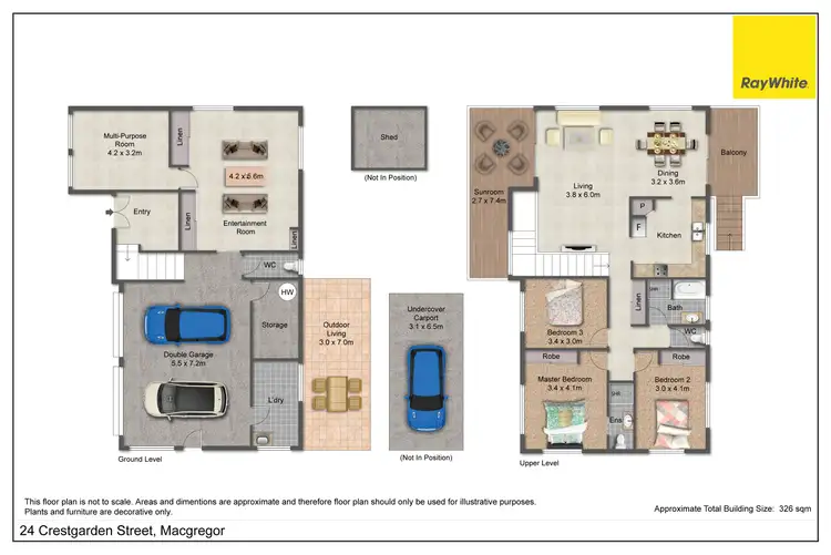 Floorplan of Homely house listing, 24 Crestgarden Street, Macgregor QLD 4109
