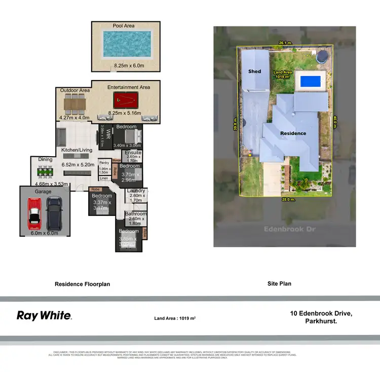 Floorplan of Homely house listing, 10 Edenbrook Drive, Parkhurst QLD 4702