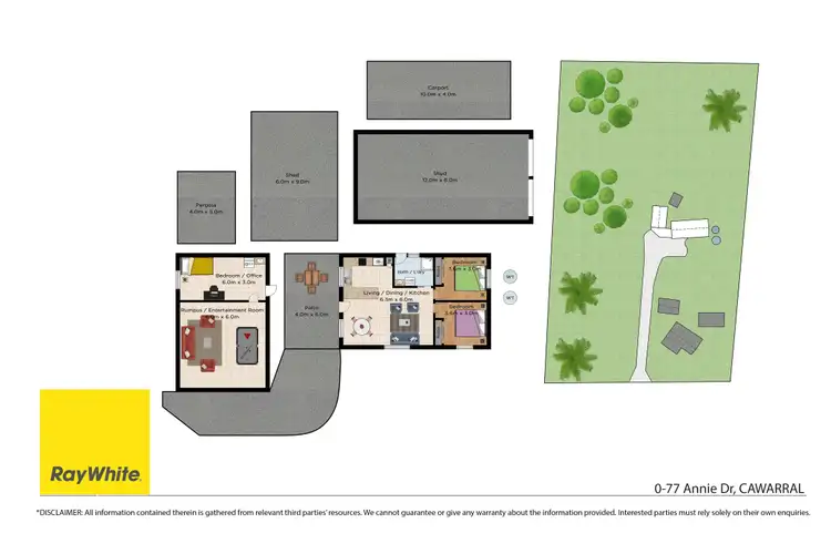 Floorplan of Homely house listing, 77 Annie Drive, Cawarral QLD 4702