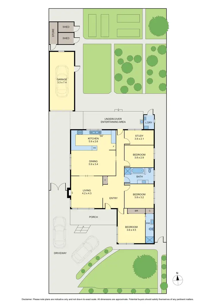 Floorplan of Homely house listing, 56 Hudson Street, Fawkner VIC 3060